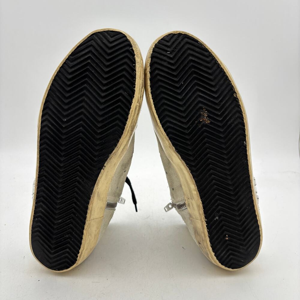 Golden Goose Francy Embelished Stones Hi Top Suede Sneaker Shoes Women's 39 US 9 - Picture 7 of 16